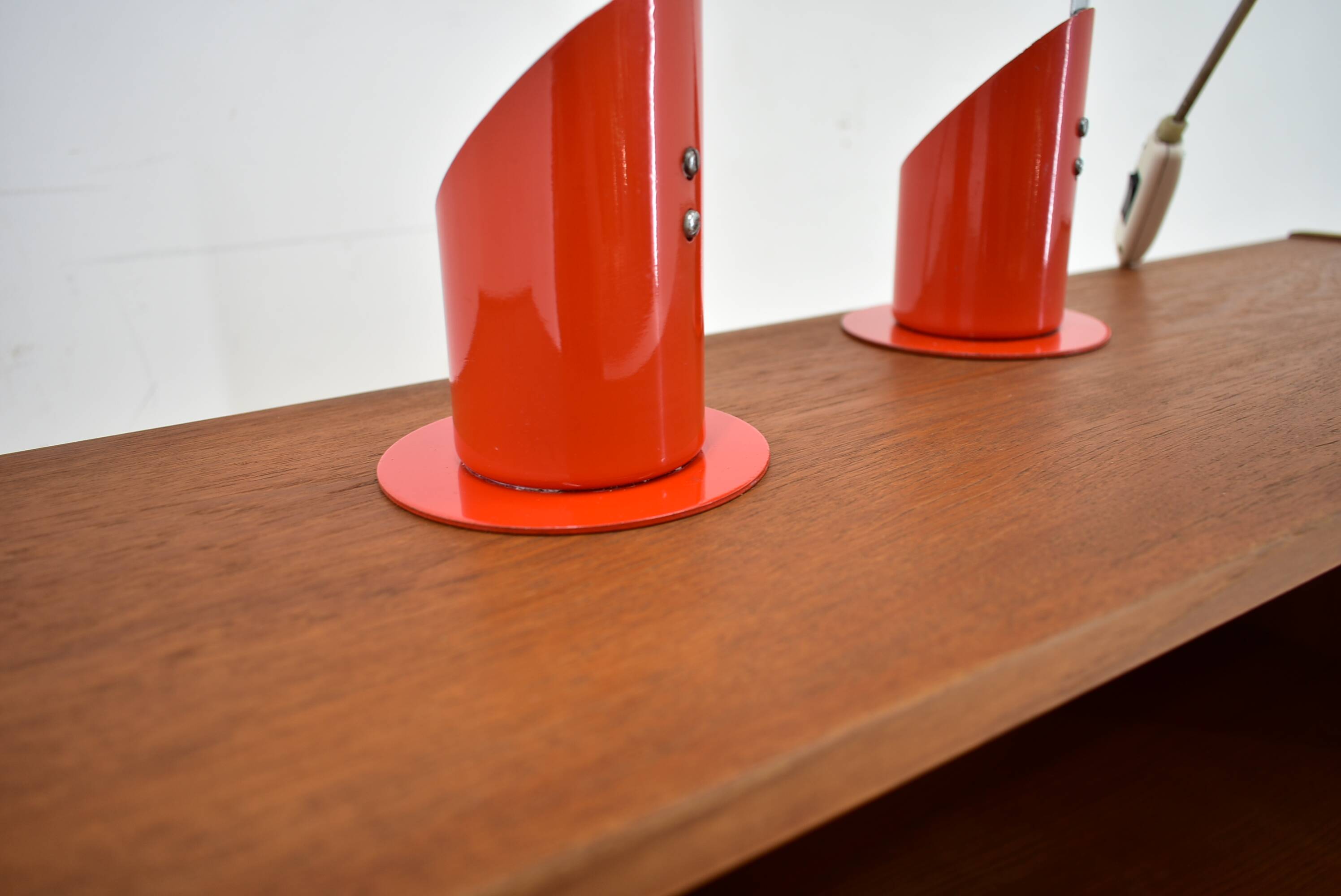 Space Age foldable table lamps from Szarvasi, 1960s