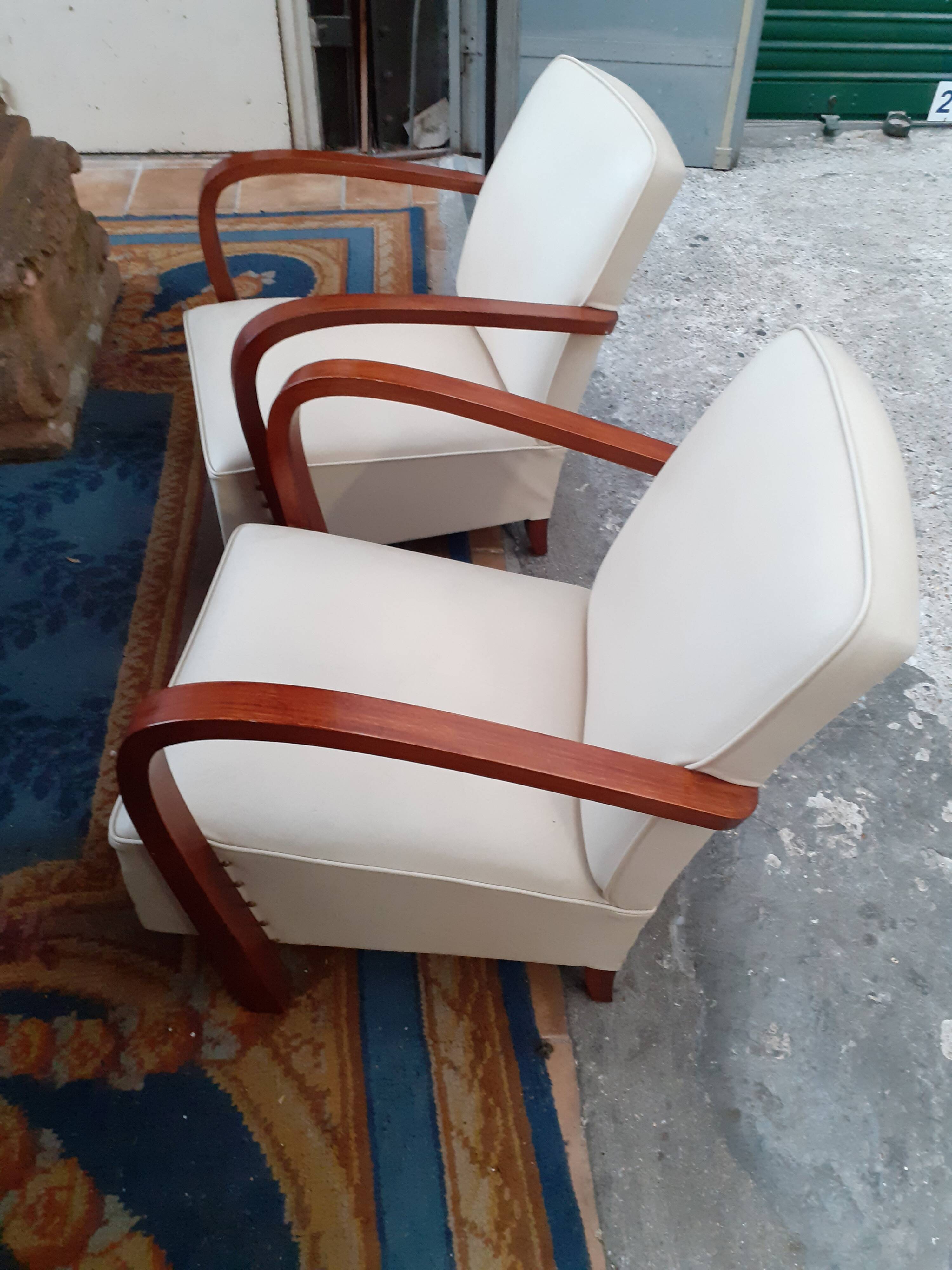 Pair of vintage armchairs