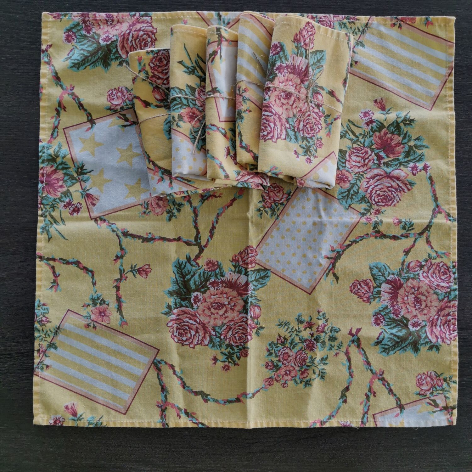 Lot de 6 serviettes de table