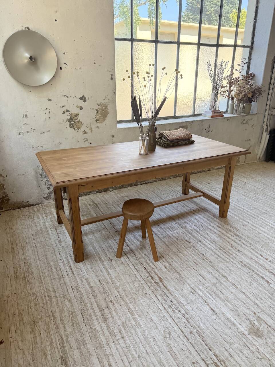 190 cm pine farmhouse table