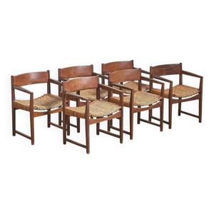 6 fauteuils Peter hvidt - orla