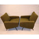 Pair of armchairs by Joseph André Motte, model 743 edited by Steiner 1950
