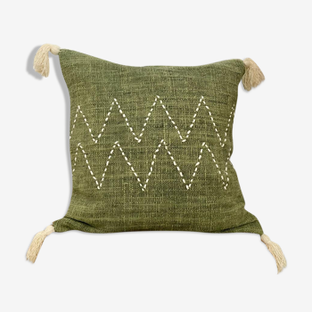 Bohemian cushion cover khaki