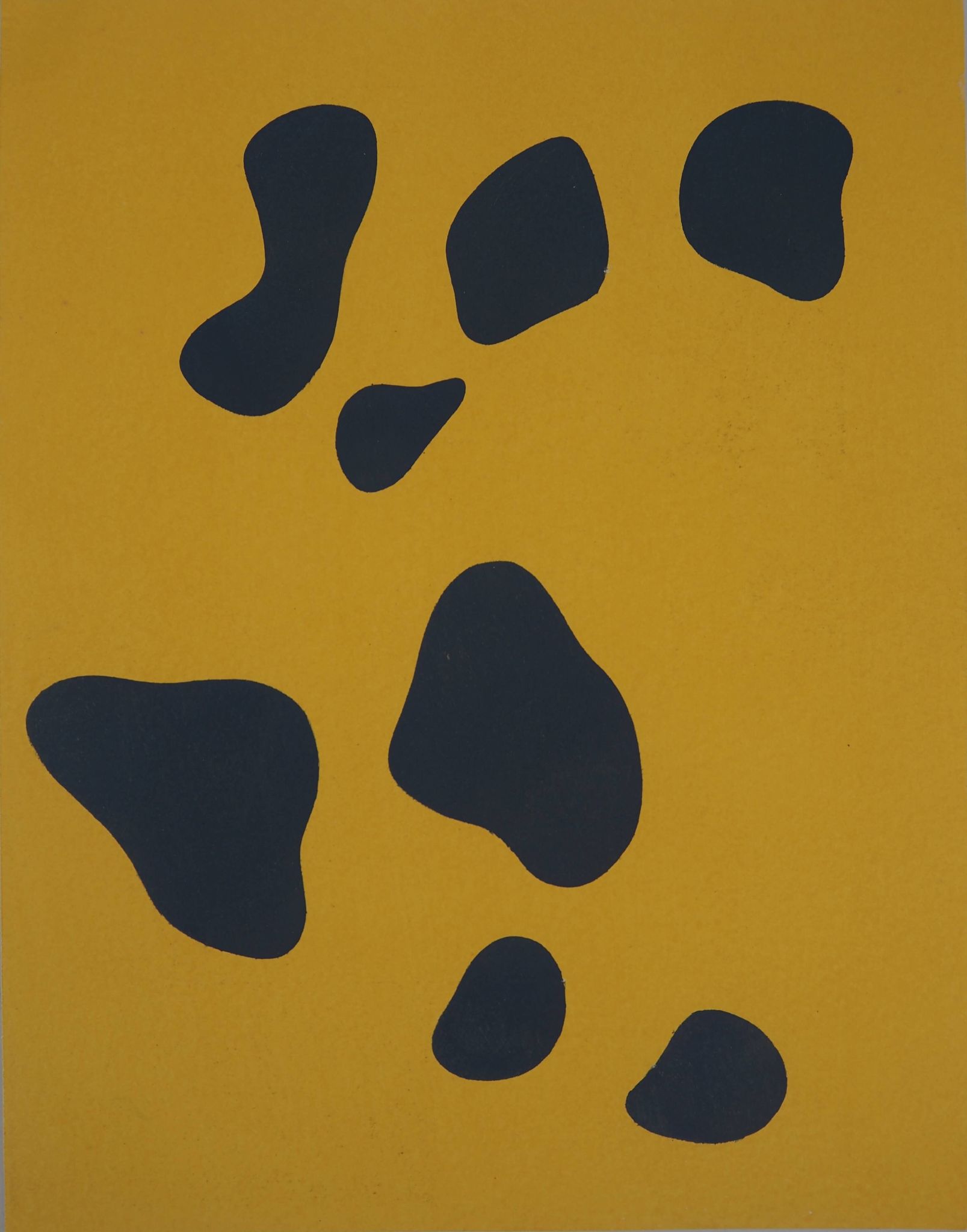 Jean arp : configuration - pochoir original