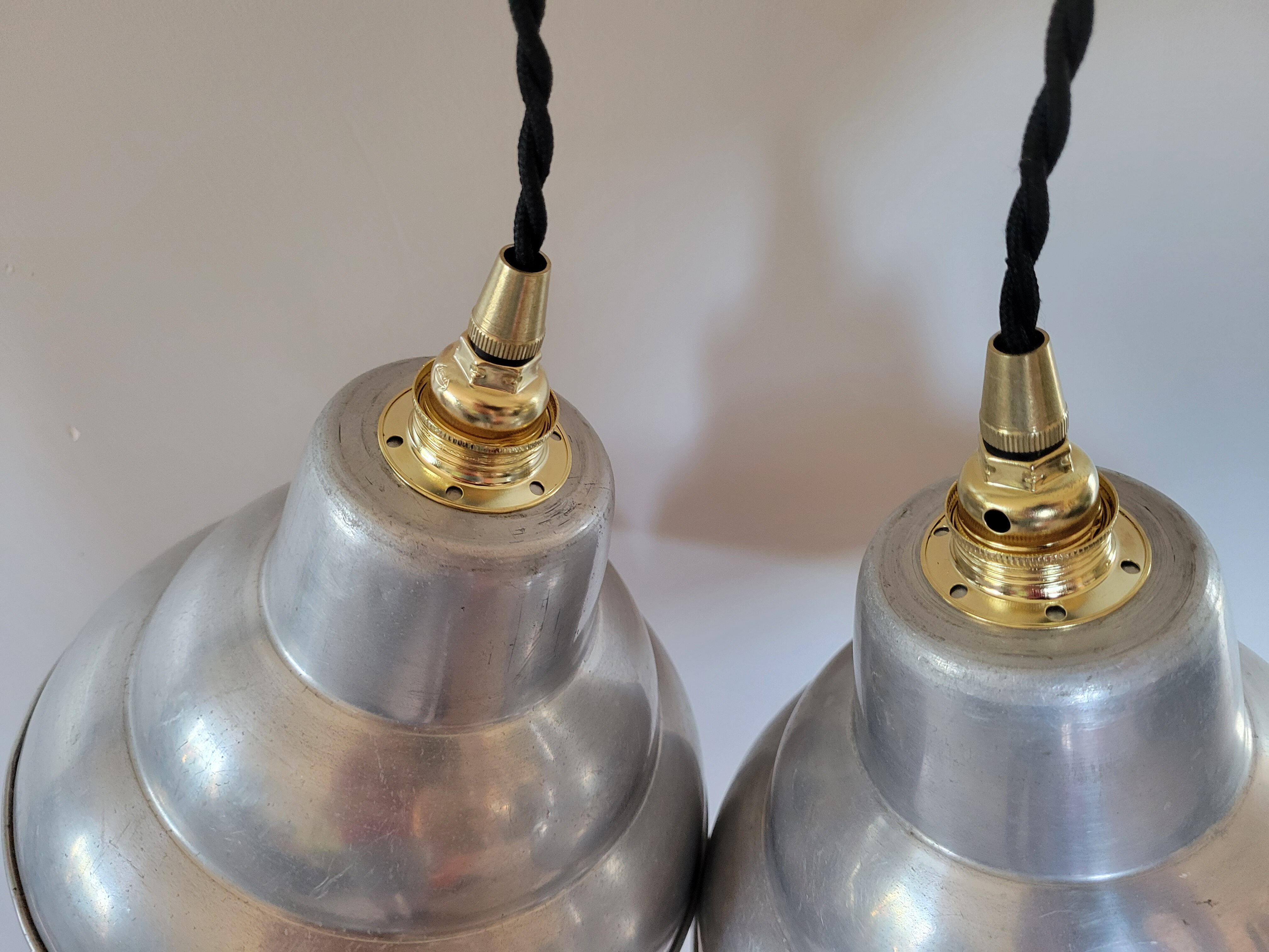Duo of industrial hanging