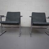 Pair of "Oslo" armchairs by Rudi Verelst for Novalux Belgium, 1965