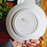 Set of 12 flat plates with slight defects Saint Amand 1932