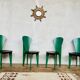 Ensemble de 4 chaises Calligaris vintage – design  années 80