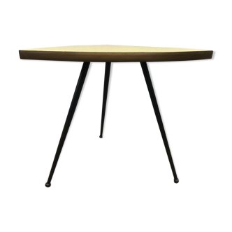 Table basse tripode pieds compas 1950