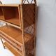 Bookcase shelf vintage in rattan