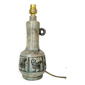 Pied de lampe en céramique de Jacques Blin
