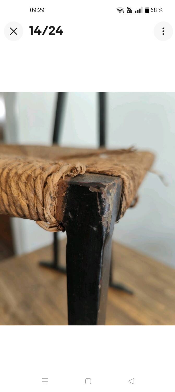 Jean Luc Breteau rarissime chaise des années 50