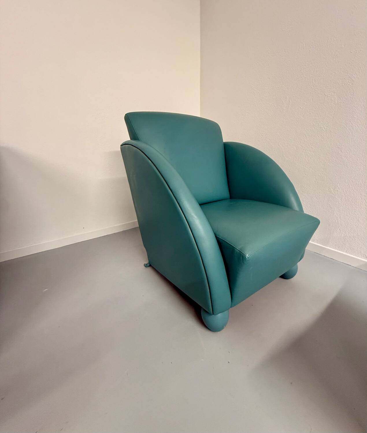 Living room sofa and armchair Atlantis design from the 90s by Wittmann vintage