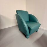 Living room sofa and armchair Atlantis design from the 90s by Wittmann vintage