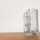 Postmodern glass block vase by Rosenthal, 1980s.