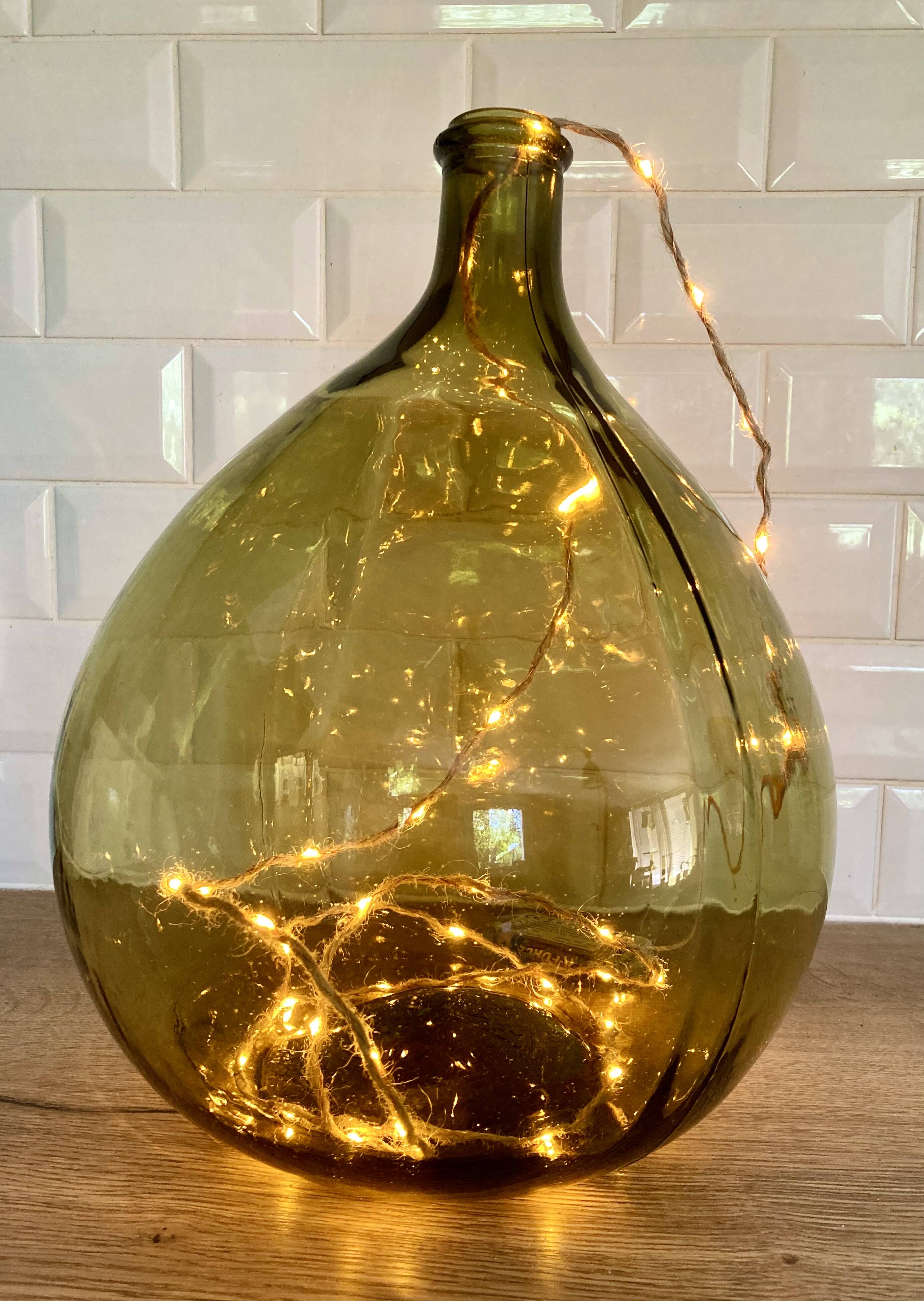 10L demijohn in a pretty olive green