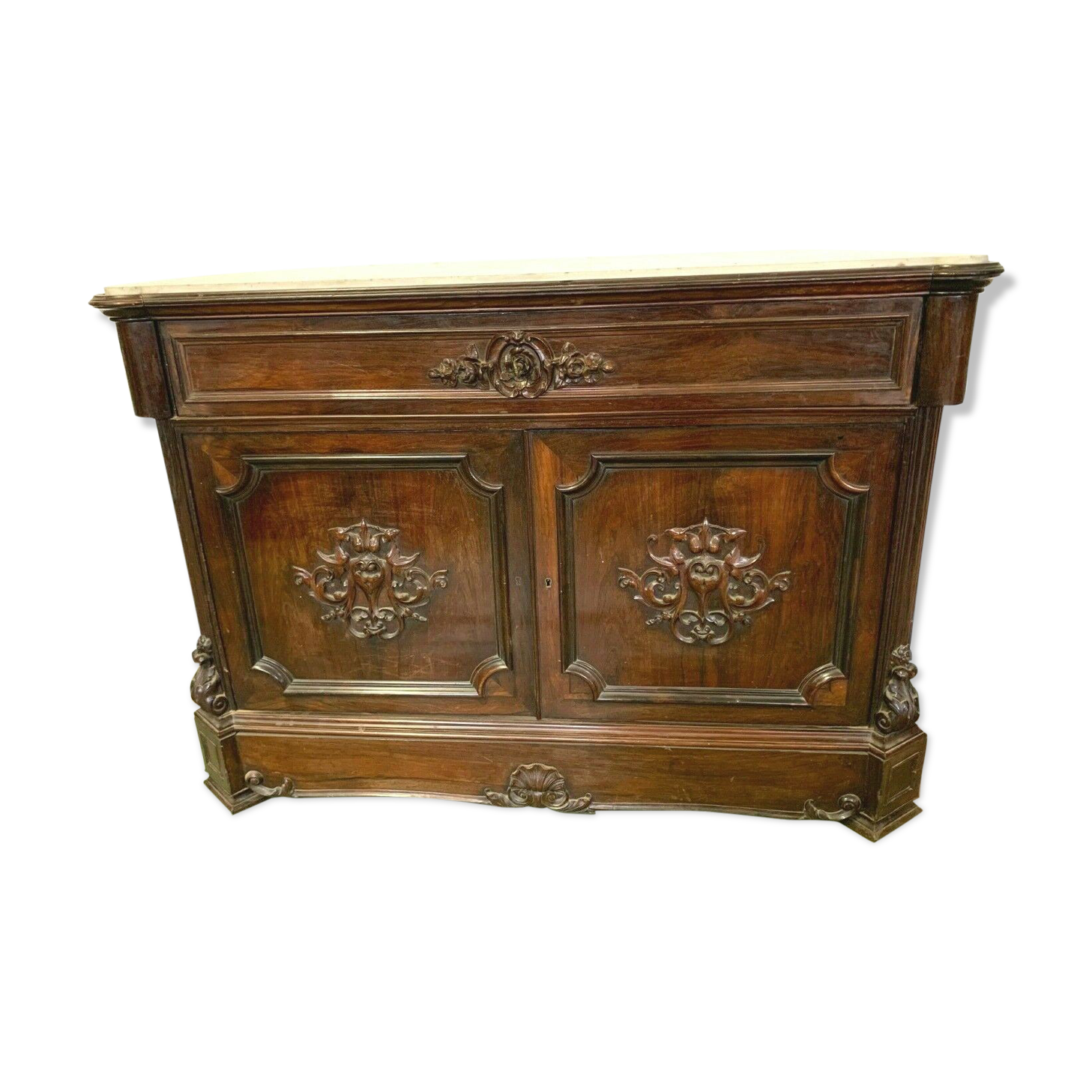 Buffet convenient secretary in Palissandre Commodus Napoleon III