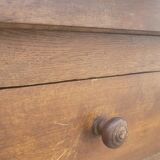 Butcher's block old wooden preparation table