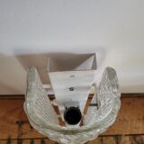 Bubble molded glass wall lamp