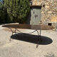 Handcrafted wrought iron garden table 250 cm