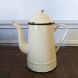 Enameled teapot