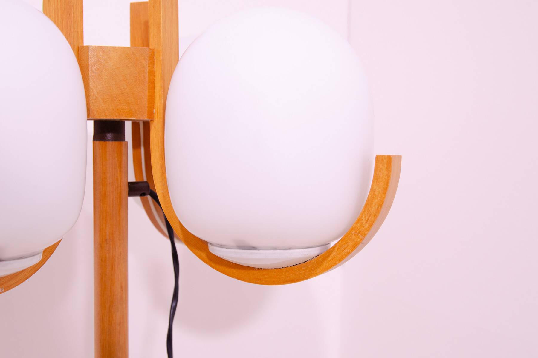 Lampadaire d'hôtel de l'ère atomique, Tchécoslovaquie, années 1970