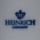 Heinrich Germany complete service in white and orange porcelain Space Age 1970
