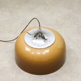 Space Age Brown Pendant Lamp from Guzzini, 1960s