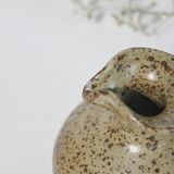 Petit vase en grès pyrité vintage