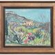 Robert savary (1920-2000) oil on canvas depicting a provençal landscape.