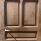 Passage door in patinated fir XX century