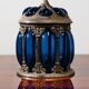 Centrotavola Large Royal Sheffield Collection Blue Service Jar 1950’s