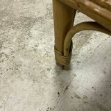 Rattan bookcase shelf