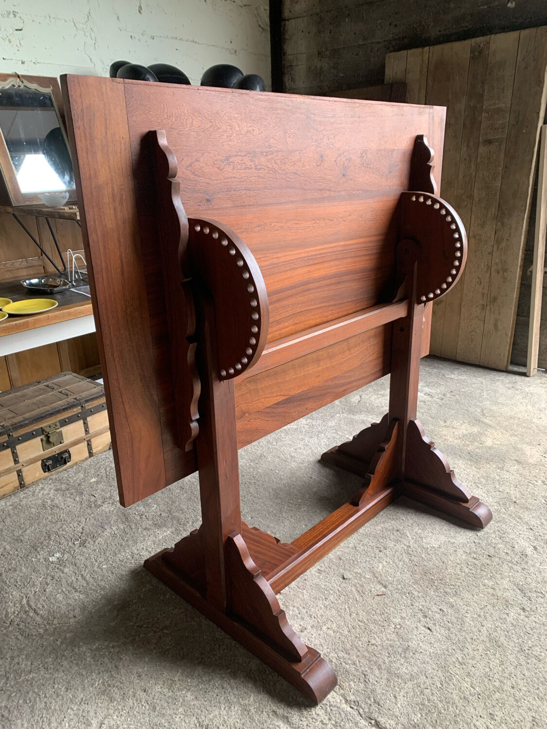 High table / bar table in teak – 4 to 6 people