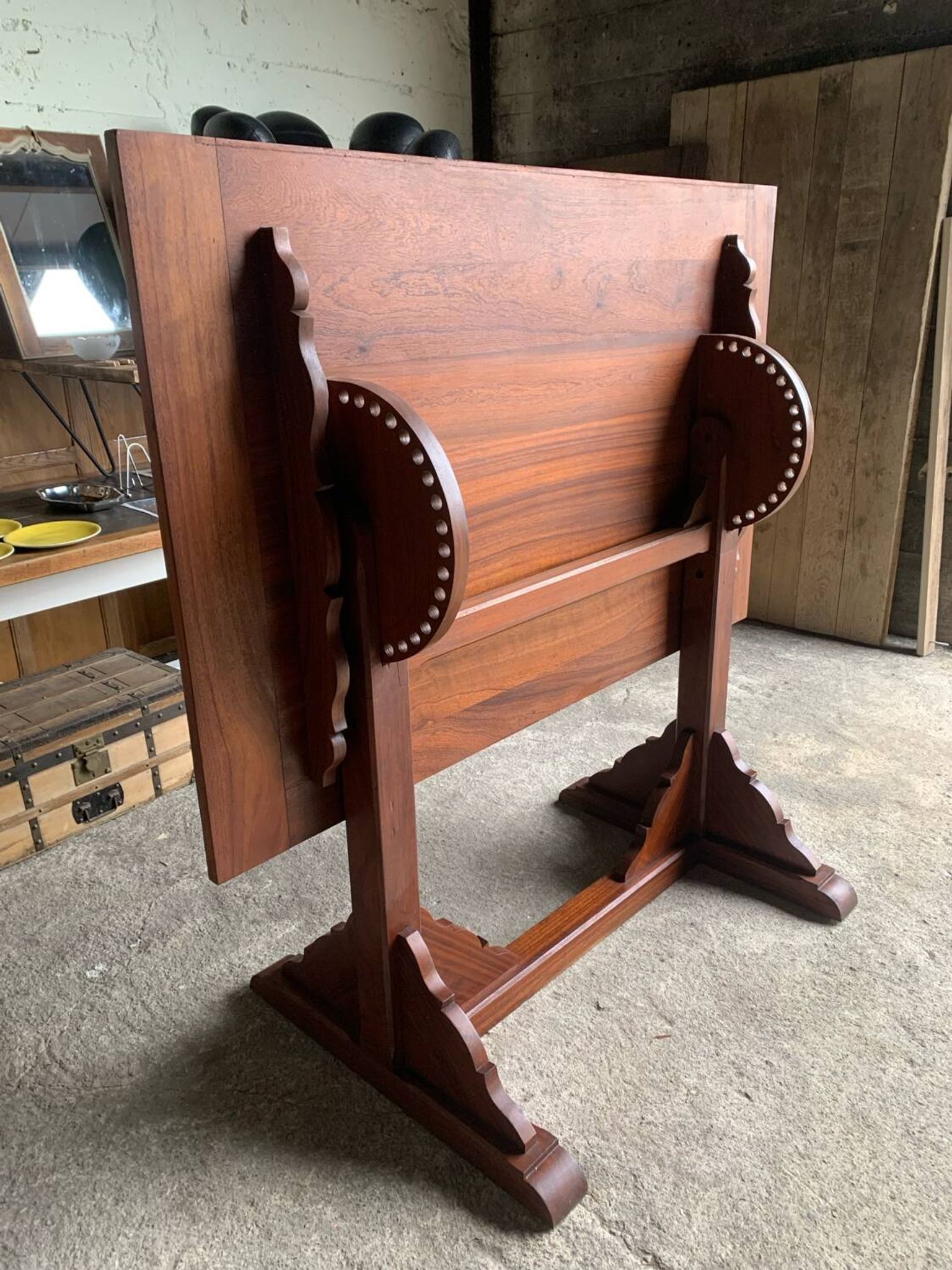 High table / bar table in teak – 4 to 6 people