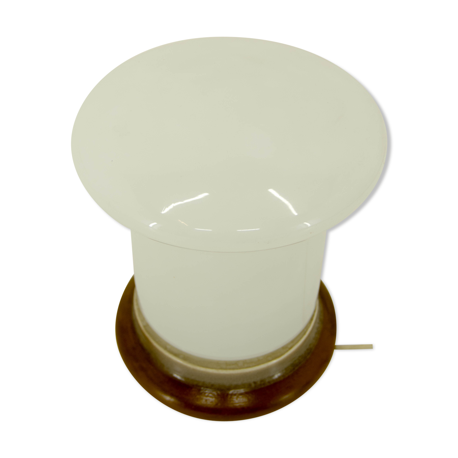 Glass and Ceramic Table Lamp 1960s