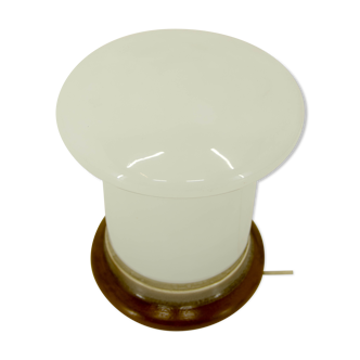 Glass and Ceramic Table Lamp 1960s