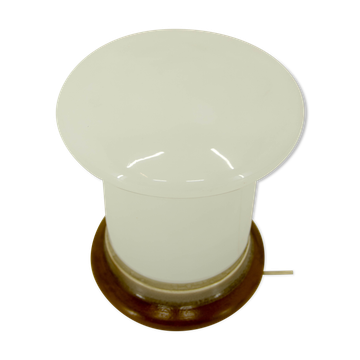Glass and Ceramic Table Lamp 1960s