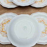 6 saucers Salins