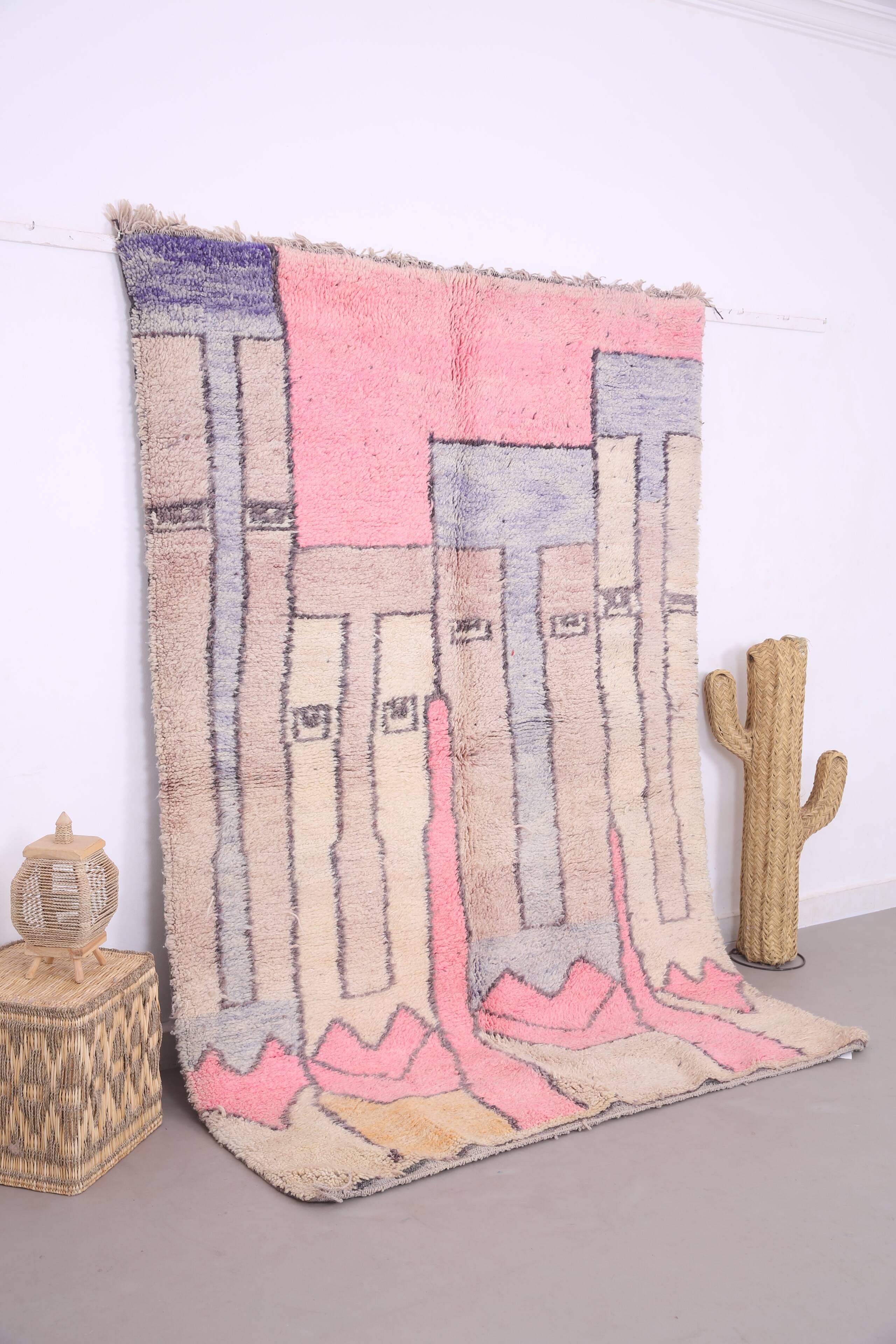 Abstract Moroccan Handmade Rug 175 x 263 cm - Colorful Berber Wool Rug