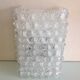 Wall lamp in ice glass and diamond tips / vintage 60s-70s