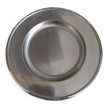 Shallow round plate Jean Couzon