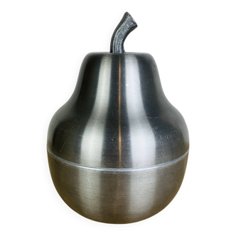 Seau à glace poire aluminium années 70
