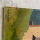 Oil painting landscape mountain 1947