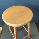 Beech wooden stool