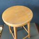 Beech wooden stool