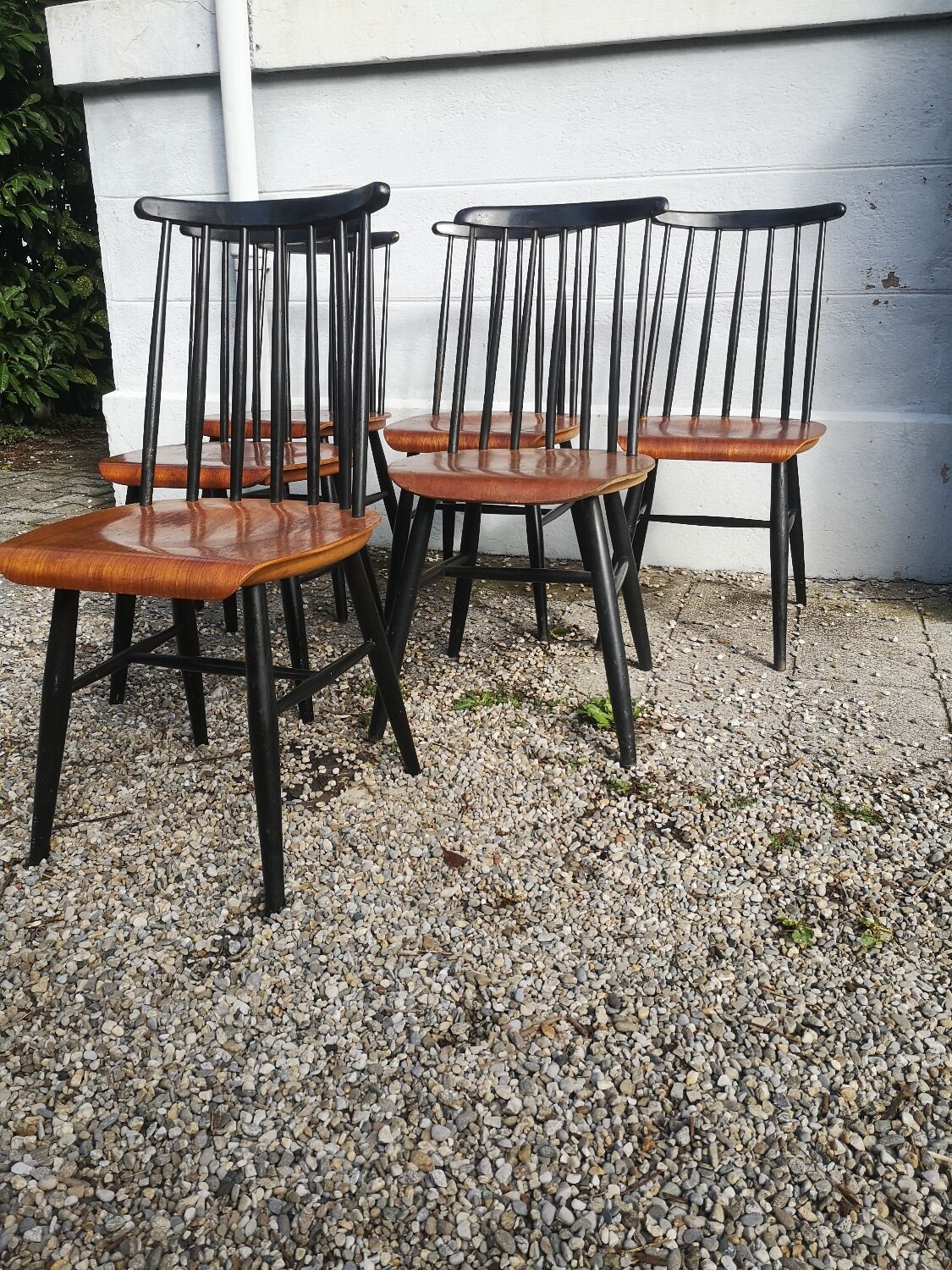 Series of 6 Fanett chairs, Ilmari Tapiovaara