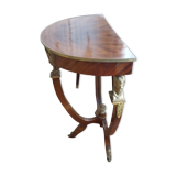 Empire-style half-moon console