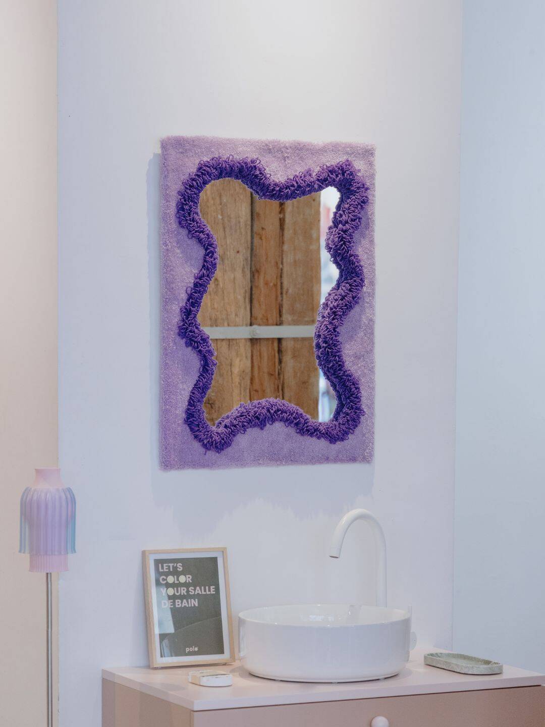 Lilac organic mirror