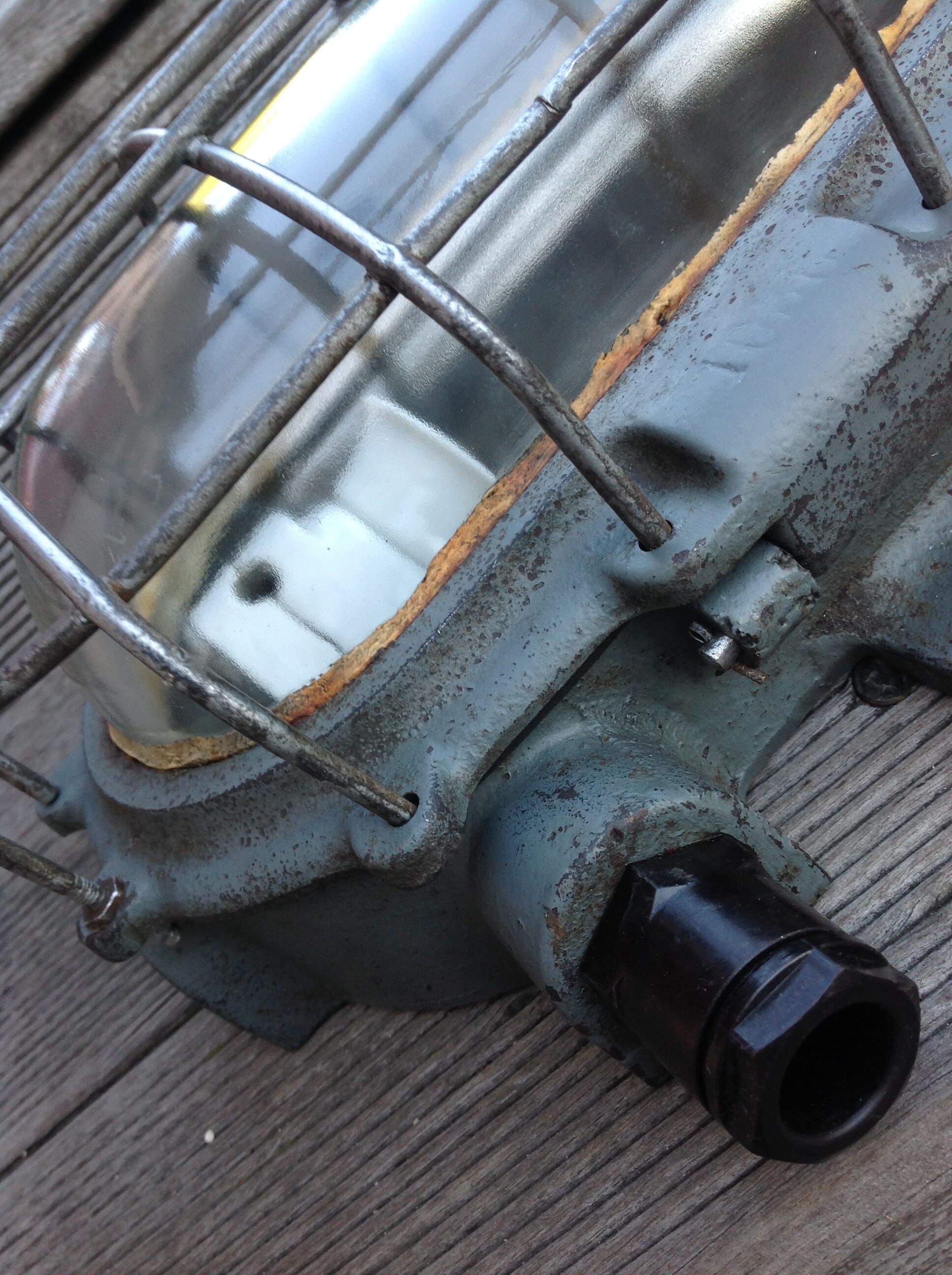 Kandem Bunkerlampe industrial window, vintage 30s